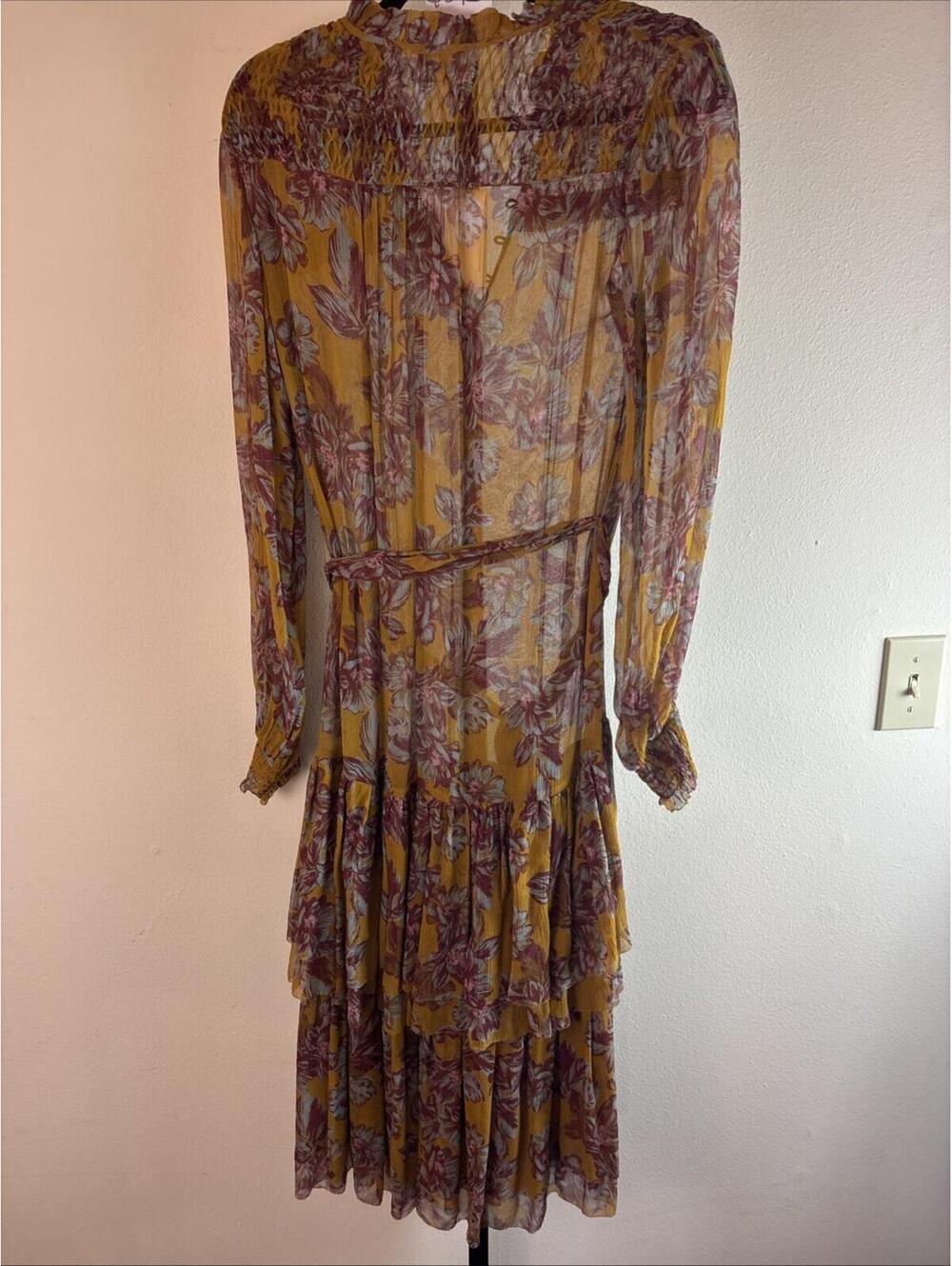 Christy Lynn Isadora Unlined Midi Dress, $695 NWT, Size S #2437 - Picture 4 of 4